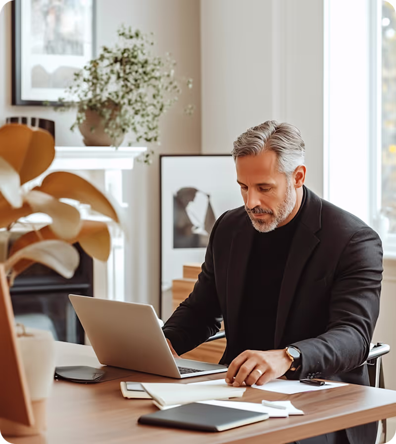 Image of a working person